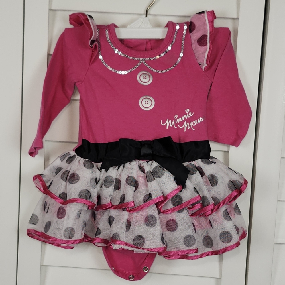 DISNEY Minnie Mouse One-Piece Dress, sz. 9 mos.